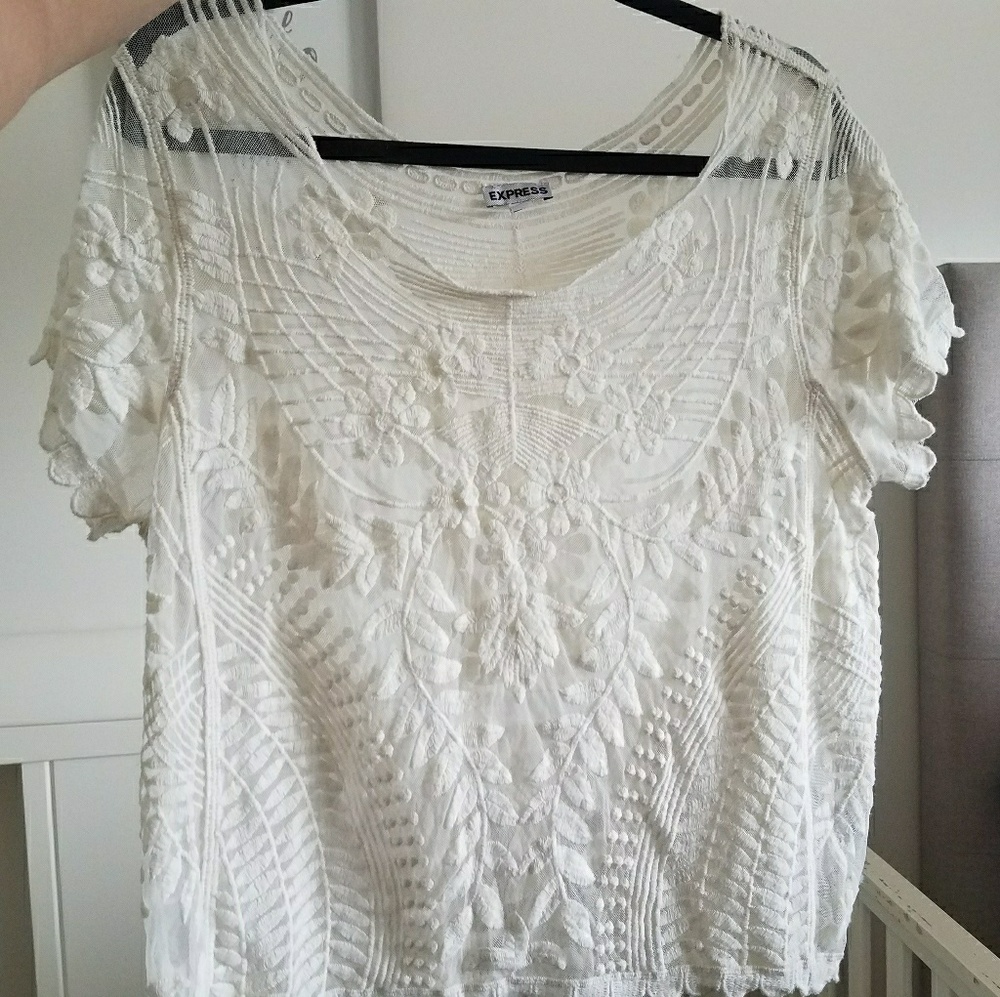 EXPRESS Lacey top
